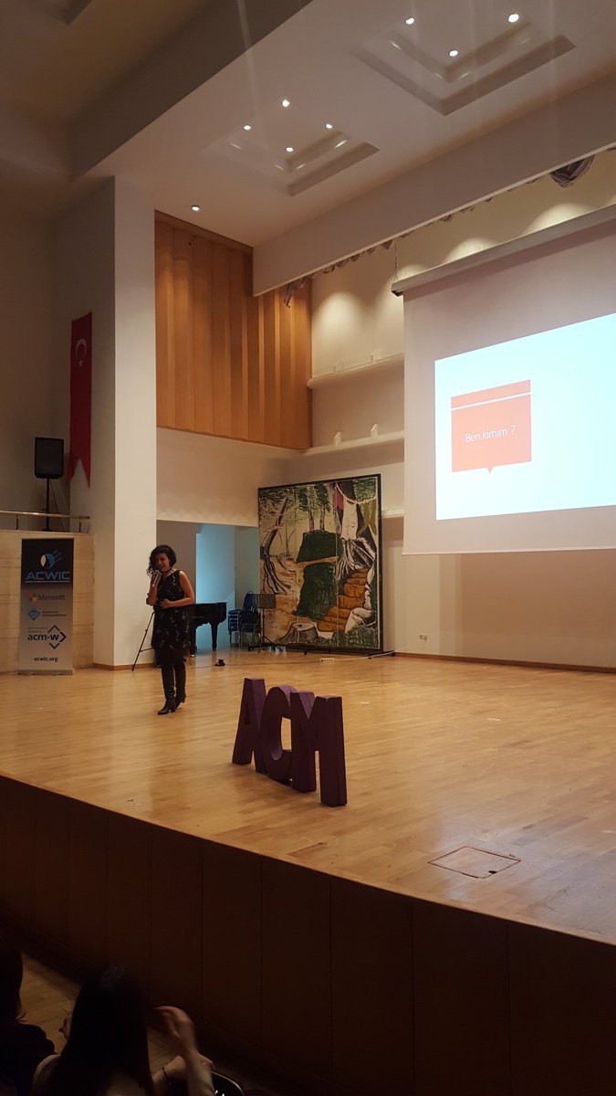 celebration_tr's tweet photo. İkinci oturumumuz Ebru Elmas Gürses ile devam ediyor 🤗 #acwic2018 @Fongogo_ https://t.co/5ams3HvBe0
