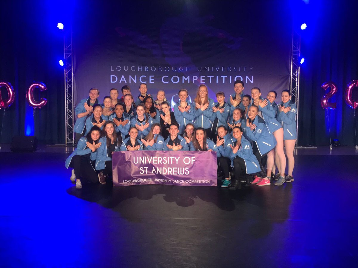 Day 1 - bring it on 💙💙💙#lborodancecomp #StAndrews #BlueAngels