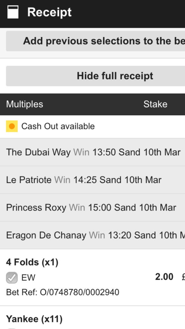 comeracingtips's tweet image. Today's lucky 15 over 3000/1 !!