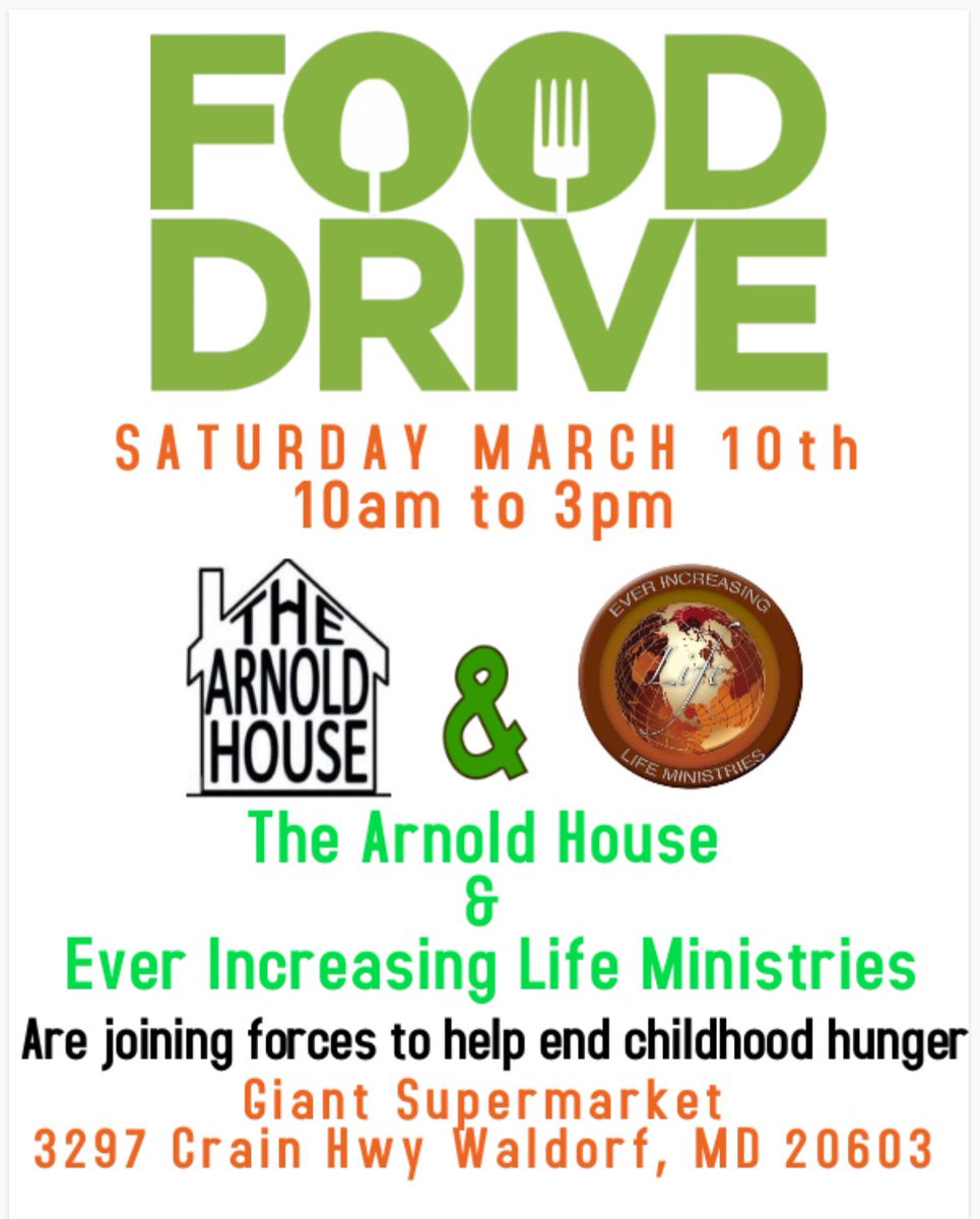 Aarnold_House's tweet photo. Come out!
The Arnold House and Ever Increasing Life Ministries (EILM) are joining forces, in the fight against childhood hunger. 
If you’re not able to make it but would like to help. PayPal is always available: https://t.co/Su5L3YA91I https://t.co/Ac1ft5r0oK