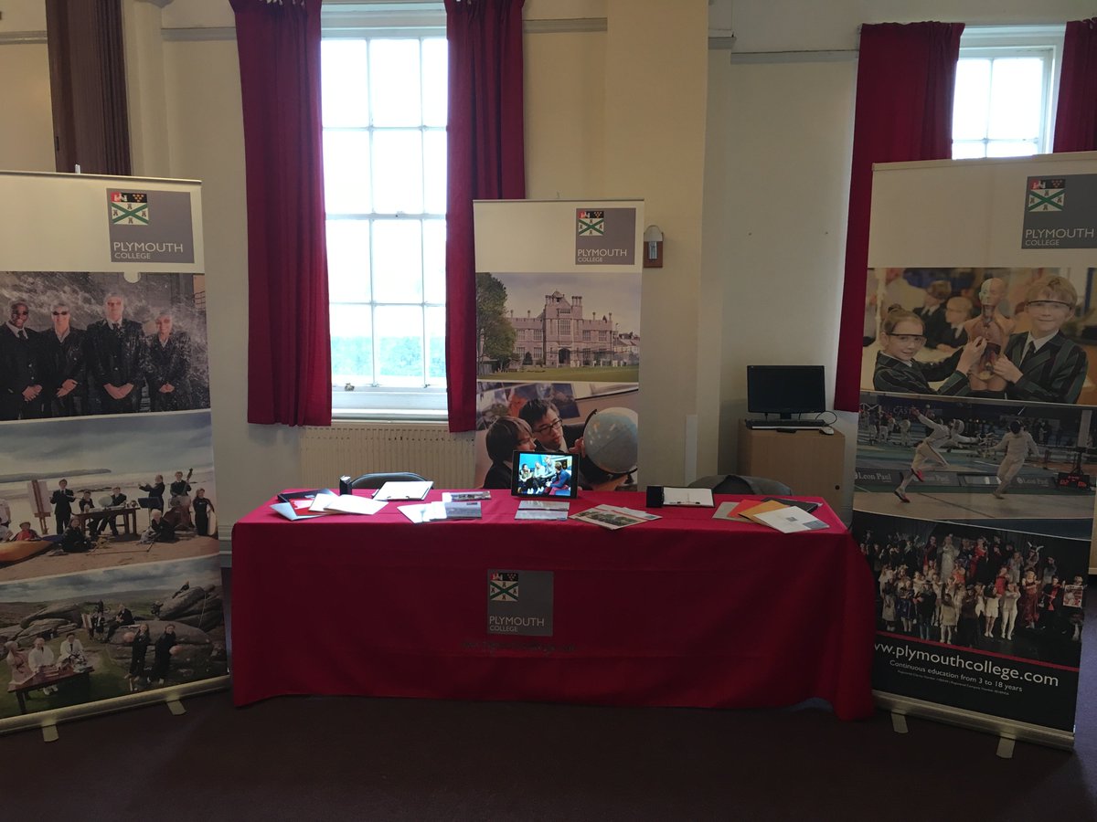 All ready for the Prep Open Morning @PlymouthCollege #prepeducation #continuouseducation