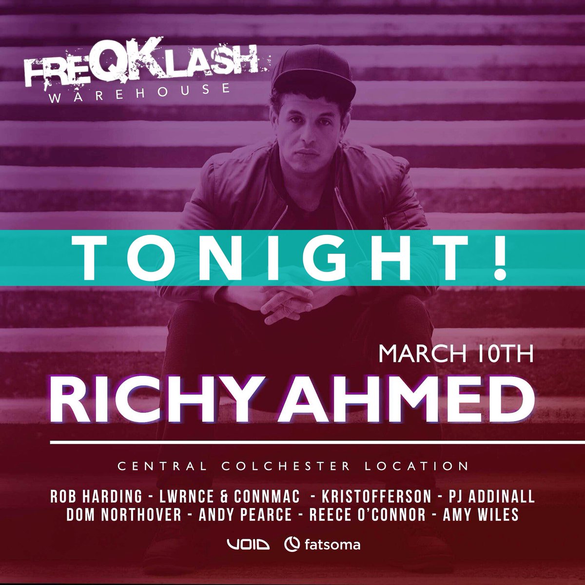 freQKlash's tweet photo. OH YES ! Belter! โก๏ธ #freqklash #richyahmed #hotcreations #paradise #dc10 #warehouse #fourthirtytwo #housemusic #techno #techhouse #circoloco #clubbing #dj #party #instamusic #nightlife #rave #ibiza #voidacoustics https://t.co/vwQFJtZptJ