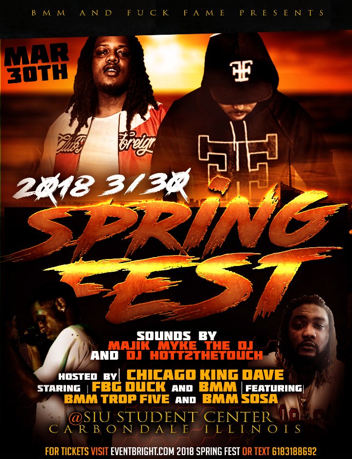 Mr_16_GTM's tweet photo. https://t.co/uXVNF0LuET hit dat link and pre-order tickets now to see @FBG_DUCK and @ChicagoKingDave live wit da Gang #Bmm its a mfn 🎥 2 slots to perform available going fast hmu now! https://t.co/MgCacFtp6q