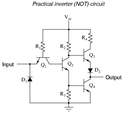 elprocus's tweet image. The NOT gate is a #digitallogicgate with one input and one output that operates an inverter operation of the input.The output of the #NOTgate is the reverse of the input. #ElectronicProjects #Elprocus #Electricalprojects

Visit Here: goo.gl/r5YWHh