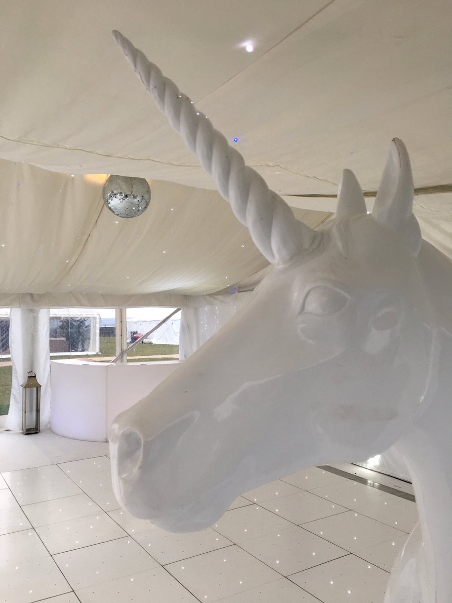 countymarquees's tweet photo. Come and meet the unicorn at our #marqueeopenday #weddingplanning https://t.co/oRbr7Jxji6