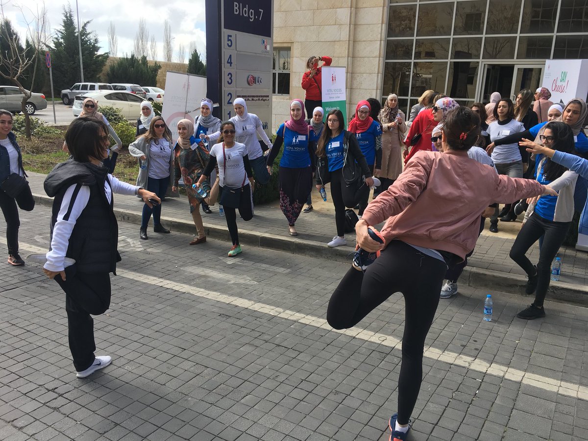 bpwajo's tweet photo. Proud of our women leaders walking together sharing their professional challenges and successes where as establishing a mentoring relationship.

 #IWO2018 #MentoringWalk #PressforProgresss #amman https://t.co/giTd9Ym4C0