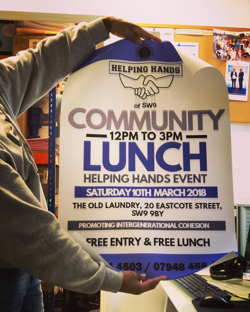 whoisPARADISE's tweet photo. FREE COMMUNITY LUNCH TODAY
12β3pm Helping Hands of SW9 #HelpingHands #YPM11
Soft launch of our latest innovative community initiative sponsored by Local TRA @tesco @coopuk - #thecoopway
Youth x Seniorsπ@YPMCharity
Join us https://t.co/IWYErjQ8Qc https://t.co/KfwqZ2X1BN