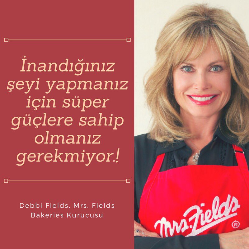 genckagider's tweet photo. Bu hafta sonunun motivasyon sözü! 💪
‘’İnandığınız şeyi yapmanız için süper güçlere sahip olmanız gerekmiyor. ‘’ #DebbiFields
İnandığınız şeyler için riskleri zorlayın güzel şeyler olabilir. 😉 https://t.co/Nf5Fnk75sT
