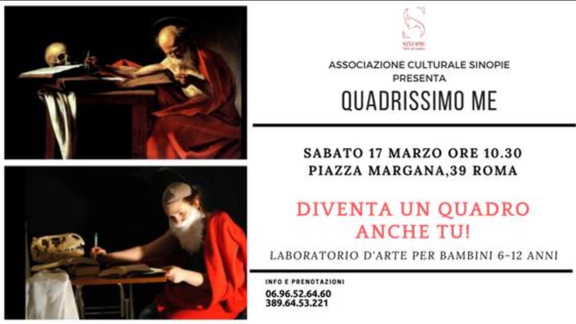 QuadrissimoMe's tweet photo. Ti sei mai chiesto come saresti se fossi un’opera d’arte? #buonsabato #arte #laboratori @InfoSinopie https://t.co/ibcrc63iwO https://t.co/HkkTgemIxa