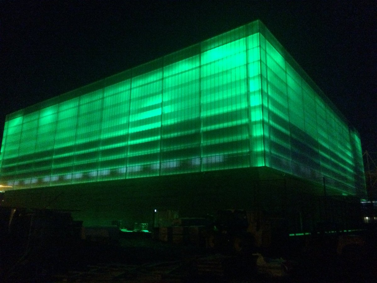 BeaconofLight's tweet photo. Amazing shots of the Beacon of Light lit up. Work really is progressing nicely inside the facility #backthebeacon https://t.co/6FTWXZSPu8