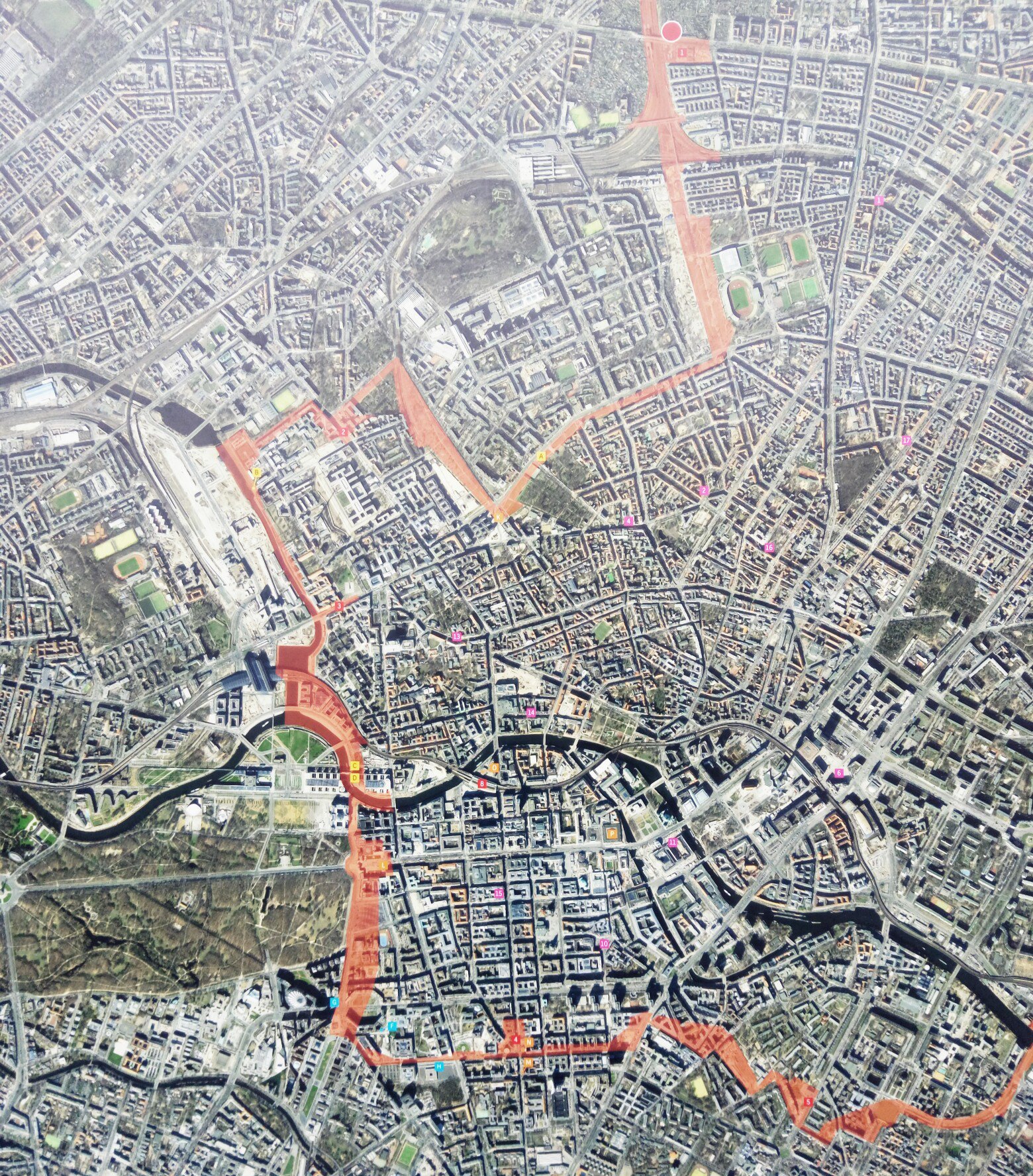 Fall Of The Berlin Wall Map - DX6y1IIX0AAwIlt Large