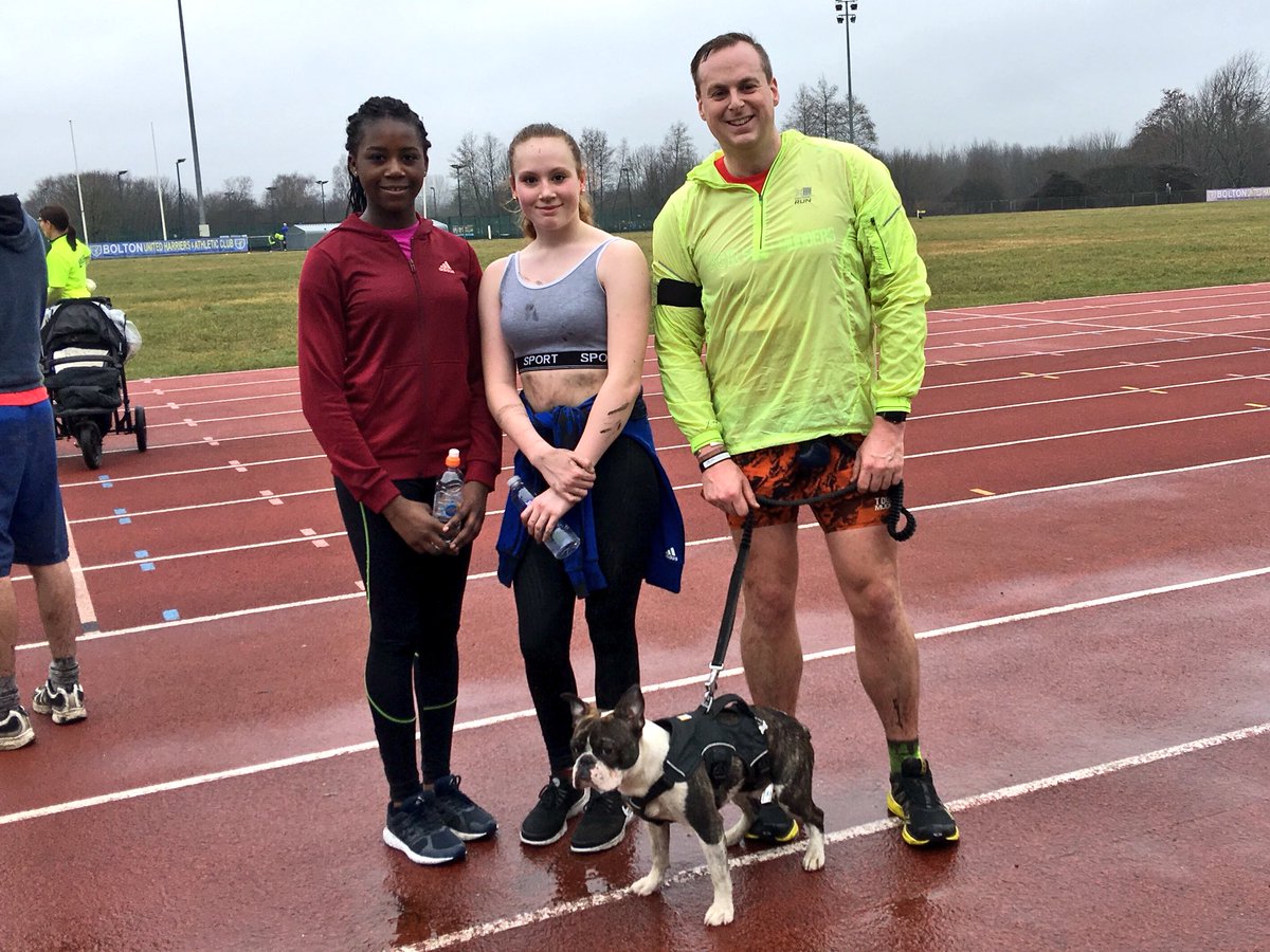 dofe_BSCA's tweet photo. Beryl and Hollie have completed their #physicalsection this morning @parkrunUK Bolton #bronze @DofE @official_BSCA @mrhill_BSCA’s Jasper was there to cheer them on! 🐶 Well done girls ✅ https://t.co/vRFn3IACdA