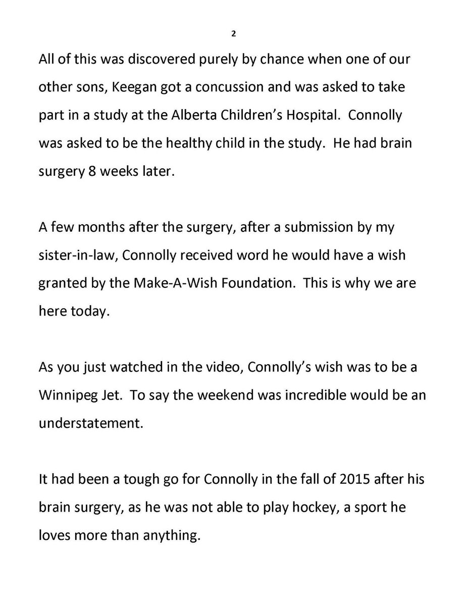 Aisling_HkyMom's tweet photo. I’m a ‘Chatty Cathy’ at the best of times but I’m by no means a public speaker. Last night, in front of a room of 200+, I told @HockeyWarrior17’s story about the impact of a Wish! 💙 #MakeAWish #NHLJets #CustomerInsight #Home2018 #HomeAwards https://t.co/Jq05emDFlh