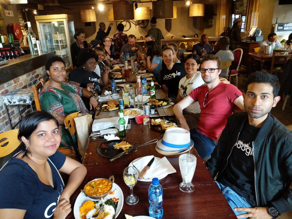 googleafrica's tweet photo. What an awesome day exploring Maboneng with friends. We ate, we shopped and added some useful info to #GoogleMaps! Thank you all for coming #LocalGuidesZA https://t.co/SQvyCiLoMM