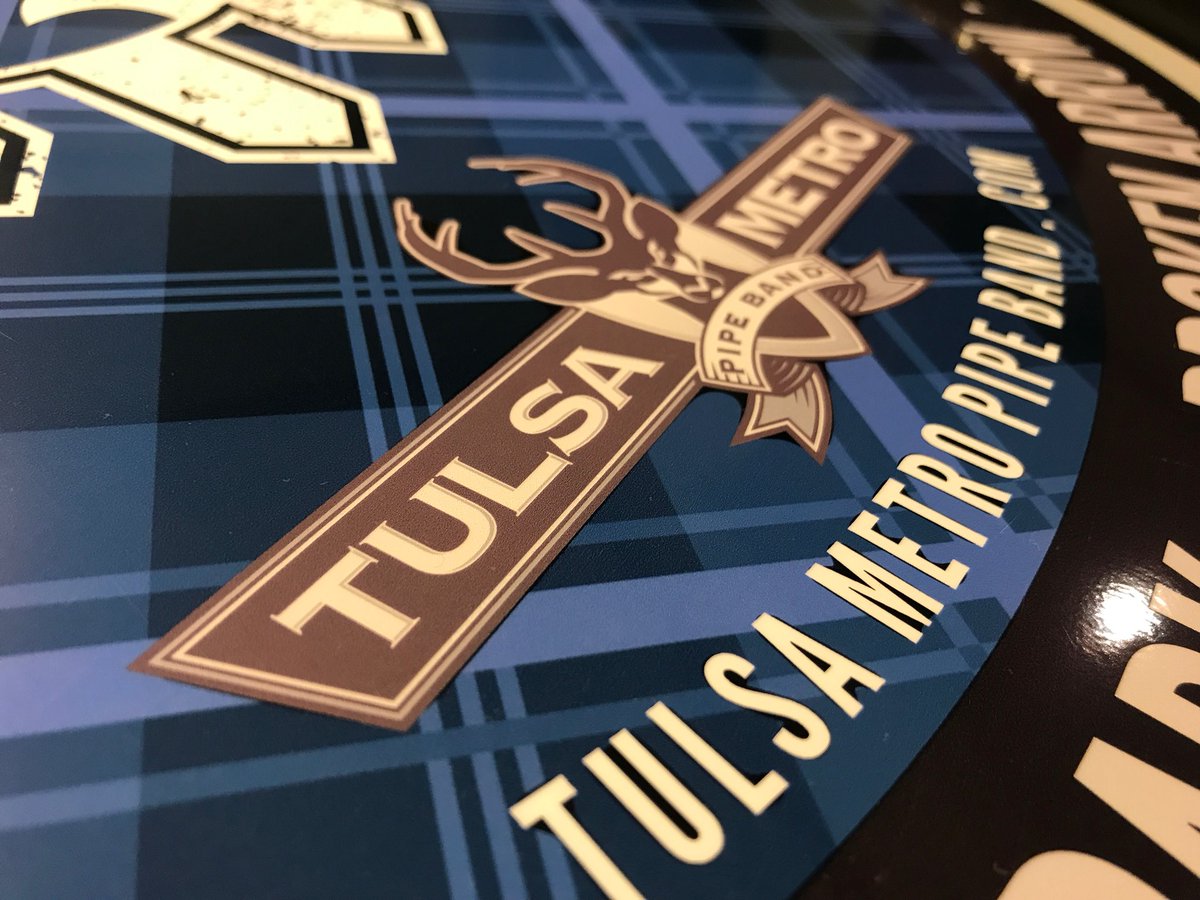 TulsaMetroPB's tweet photo. #TMPB is happy to announce that this St. Patrick’s Day we will be sponsored by #ScotFest! We will be sporting our new bass drum graphics promoting the ScotFest invasion of #BrokenArrow. https://t.co/xlLQJ1bLXm https://t.co/lSbPFzFGHd https://t.co/n58IPueHbC