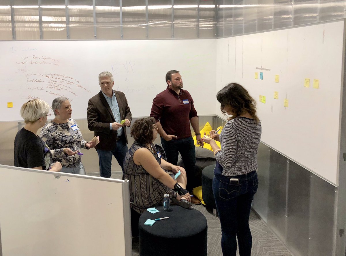 GSJKC's tweet photo. Night one was so much fun! Great intro to human centered design by @parcmasterson, @kcjennhack and @SarahSHebert. Thanks so much to our sponsors @wehatesheep and @SprintAccel for making it possible! #gsjam https://t.co/dpwavxVNCG