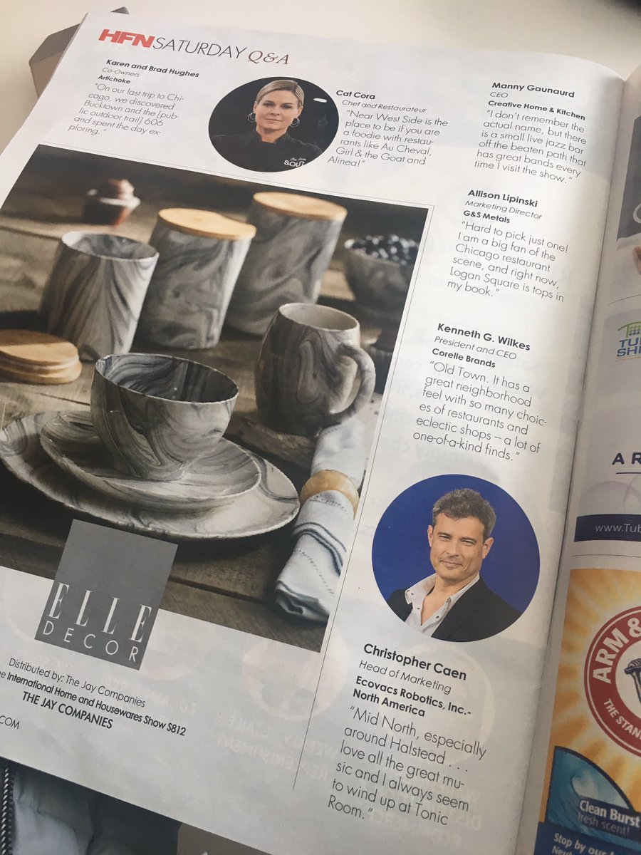 citizencaen's tweet photo. Many thanks to @HFNmag for great coverage of @EcovacsUS at #IHHS2018 #askdeebot #deebotlife https://t.co/1GBe9ku3ja