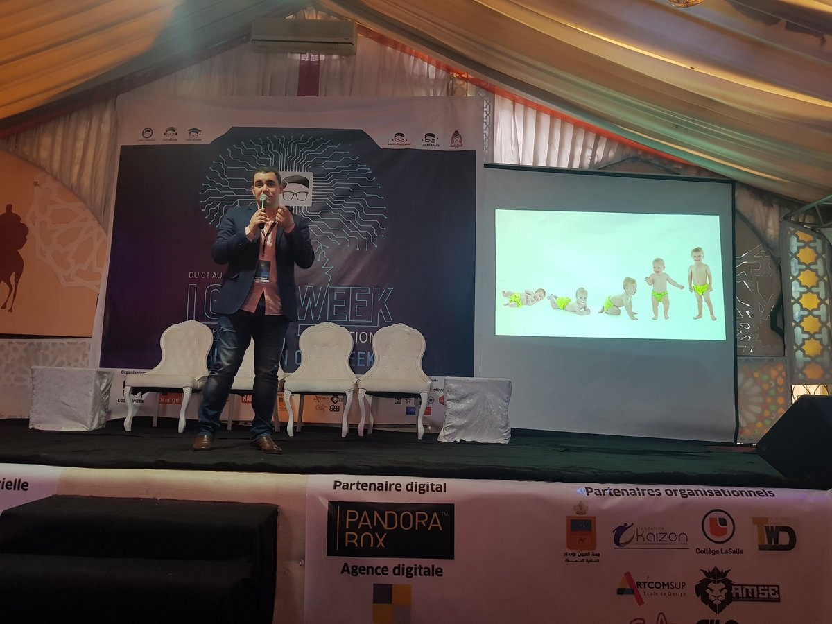 Mohamed Elghnimi, expert digital marketing chez <a href="/OrangeMaroc/">Orange Maroc</a> est notre premier intervenant. #LGeekExperience #lgeekweek