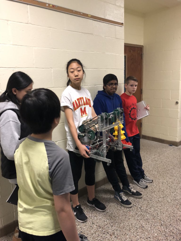 RMS952Robotics's tweet photo. We’re here at the MD VEX Robotics State Championships and ready to go! Our teams presented to the judges and now we’re ready to compete. https://t.co/3F76DDsjeu
