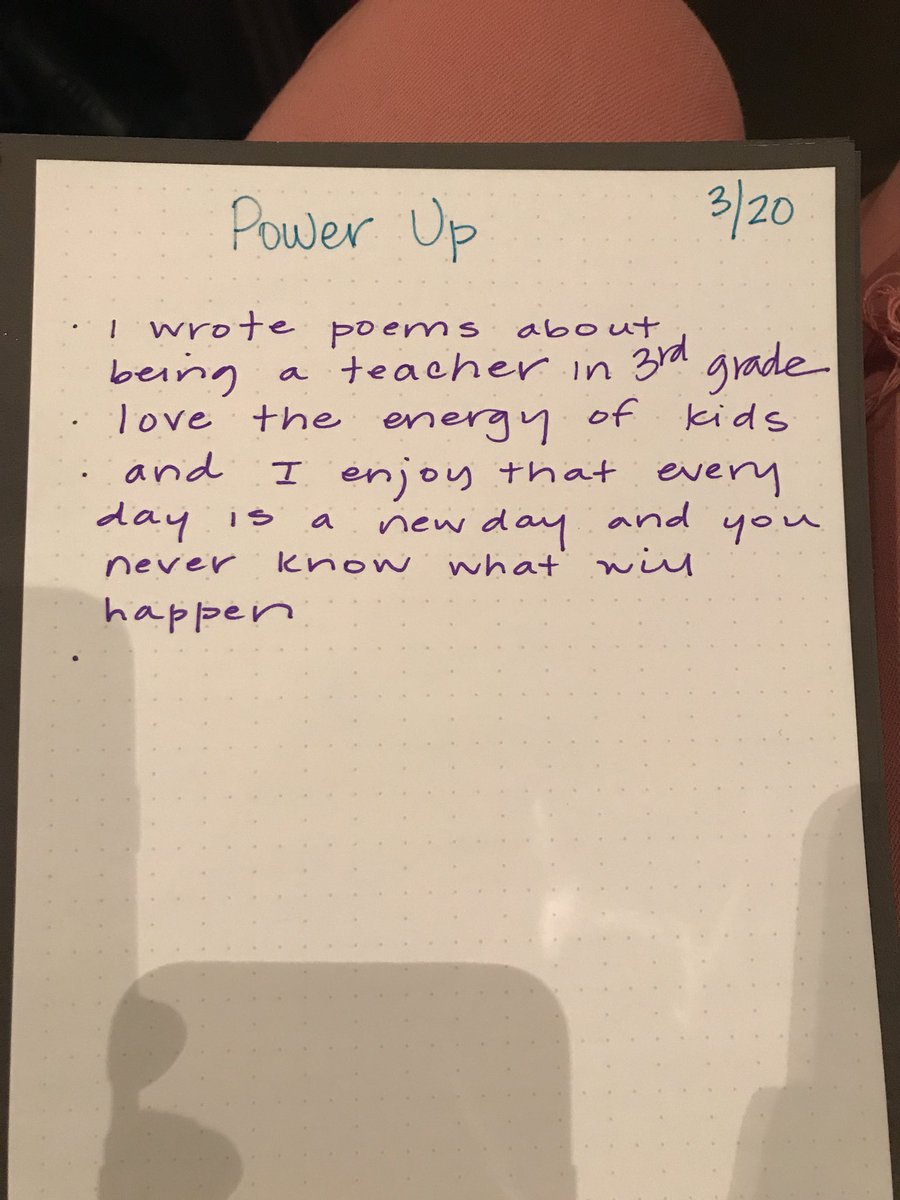 kriardinger's tweet photo. Why I became a teacher #edtechteam https://t.co/ewLK5hUnIN