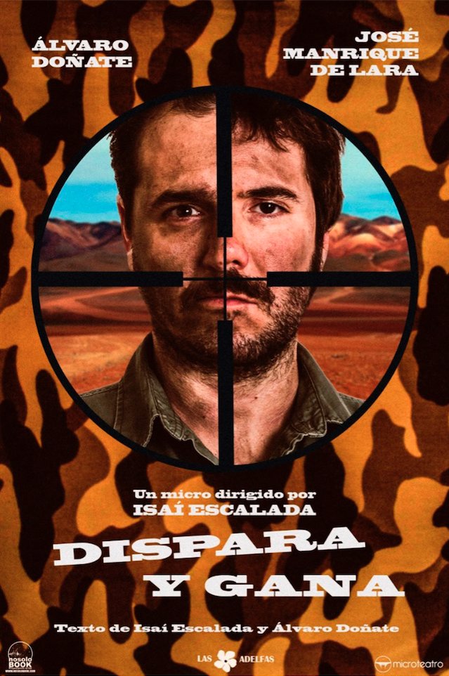 Una ciudad sitiada. Civiles que quieren cruzar la frontera. En una de las colinas, Salva y Fede esperan su turno para disparar mientras recuerdan viejos tiempos. #MicroDispara