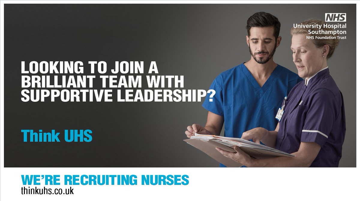 UHS_Jobs's tweet photo. We're recruiting nurses to be a part of our Trust.
If you want to join a friendly, supportive team and be a part of our #nursing community, we'd love to hear from you.
Find our current vacancies here: https://t.co/olzNECkm7C
#NHS #wenurses #uhsnurses #careers https://t.co/Gd4HPtPR0f