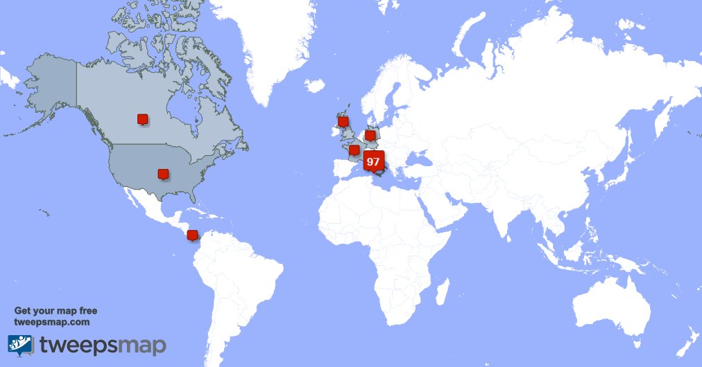 anna_pellizzaro's tweet photo. My followers are in Italy(95%), USA(1%) Get your free map https://t.co/wJhKDvIjWf https://t.co/jk44pCPOx3