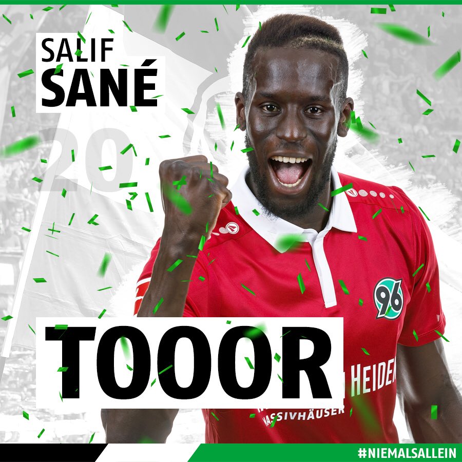 37‘ TOOOOOOOOOOOR FÜR HANNOVER 96! 🚀🚀🚀 #H96 #NiemalsAllein | #H96FCA 1:1