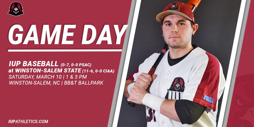 We have a pair against Winston-Salem State today at BB&amp;T Ballpark! 💯
