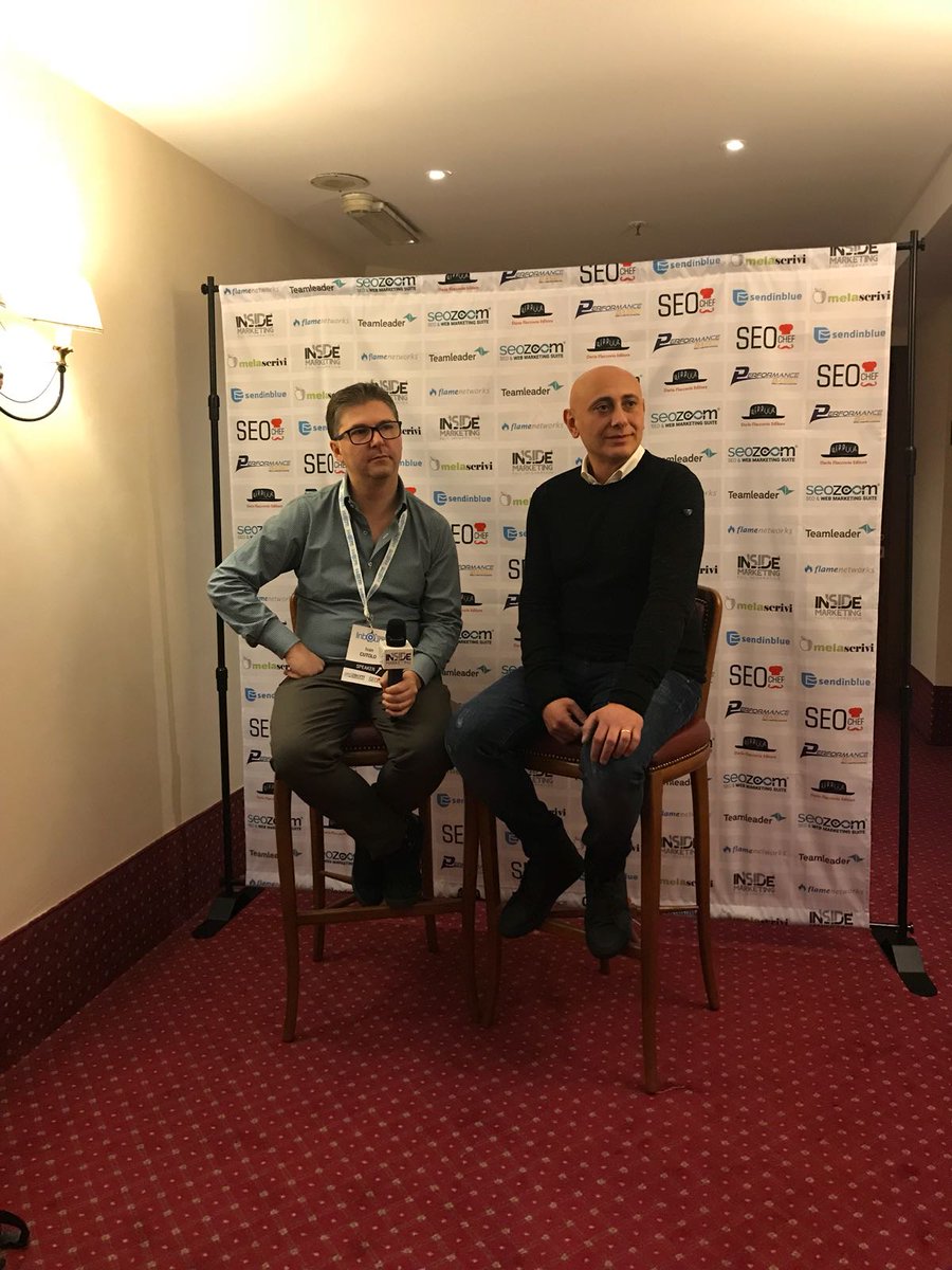 Le interviste di #Inbound18 
Cuccato i due <a href="/idibiasi/">Ivano Di Biasi</a> e <a href="/IvanCutolo/">Ivan Cutolo</a>. Cosa racconteranno?