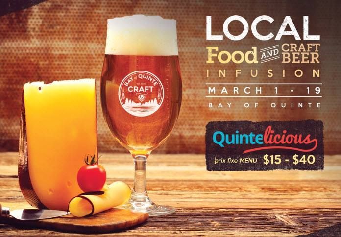 quinte_licious's tweet photo. The @quinte_licious Quinte Craft March 1-19. Try 11 restaurants who are pairing great good with local @quintecraft and Cider! https://t.co/i3jVjgq08v #BayofQuinte #Belleville #craftbeer #QuinteCraft #Quintelicious https://t.co/dnMA7bnIHB