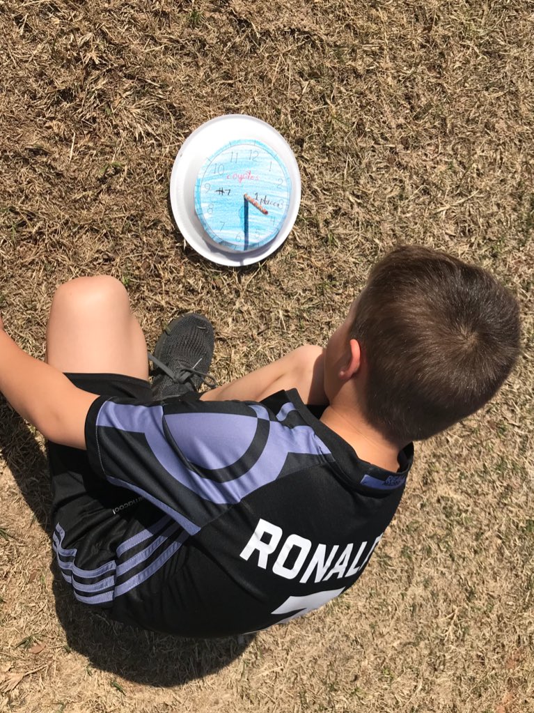 myraclein2nd's tweet photo. Learned about shadows and got to practice telling time to the minute by using shadows as our minute hands. Every time a student moved their plate, they got a new time to practice. #notastockphoto #beautifulweather #lastdaybeforespringbreak https://t.co/1UzNq7fHm5
