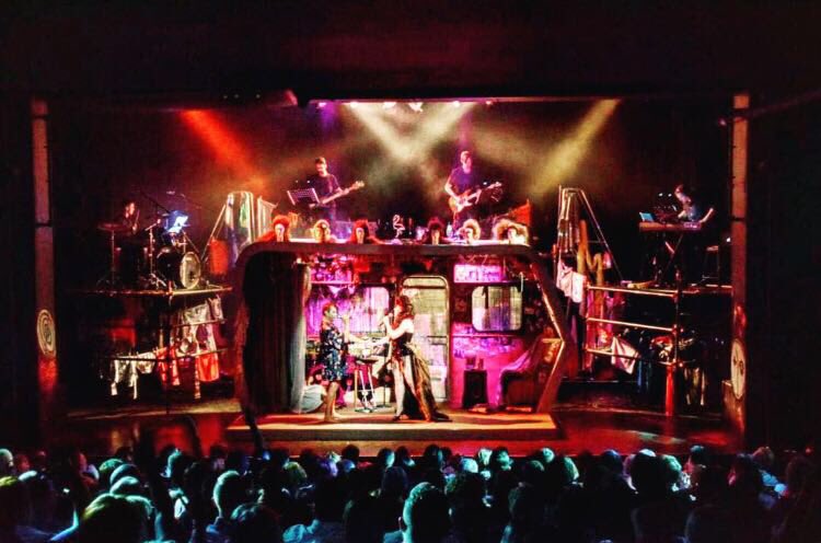 Prepping for another performance of Hedwig tonight <a href="/PieterToerien/">Pieter Toerien Productions</a> <a href="/Monte_Theatre/">Monte_Theatre</a> Check us out on <a href="/eNCA/">eNCA</a> tomorrow morning between 08.00 and 08.30 on <a href="/DStv/">DStv</a> Channel 403. <a href="/Paul_du_Toit/">Paul du Toit</a> <a href="/GennaGalloway/">Genna Galloway</a> <a href="/Gate69CapeTown/">Gate69</a> <a href="/Elizma_B/">Elizma Badenhorst</a> ‘Theatre that rocks!’ - Peter Feldman