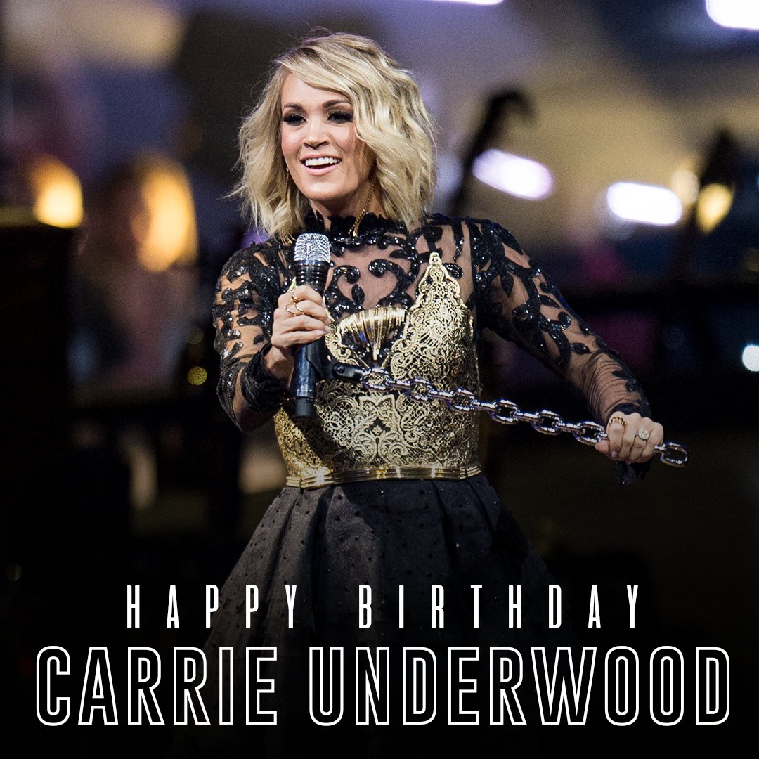 Happy Birthday to the incredible Carrie Underwood! 