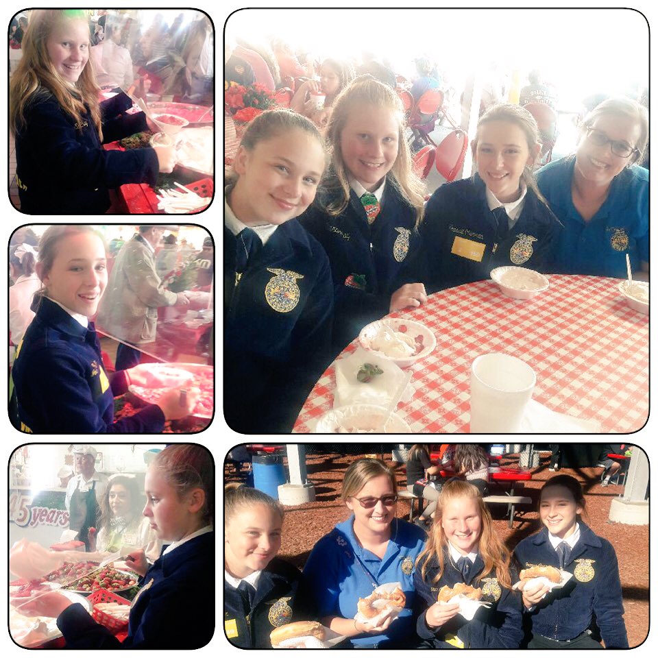 PVMSFFA's tweet image. Celebrating a job well done by eating strawberry shortcake &amp;amp; Amish doughnuts. 🍓🍩