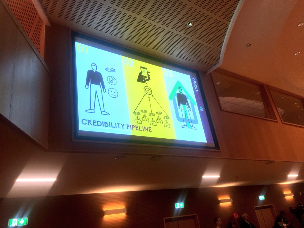 CreditAbility aims to give refugees the social credibility to be able to access basic things like renting a home @VHacks2018 #VHacks2018