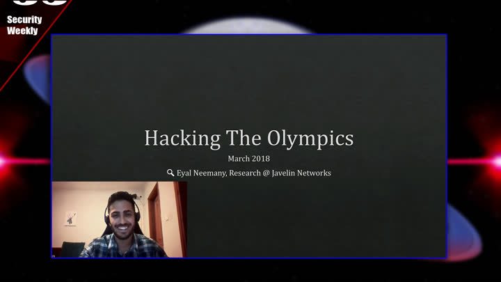 securityweekly's tweet photo. Eyal Neemany, Domain Exploitation and Malware in the Olympics Hack – Enterprise Security Weekly #82 https://t.co/oldQt35nHC https://t.co/ysNOYkxsC1