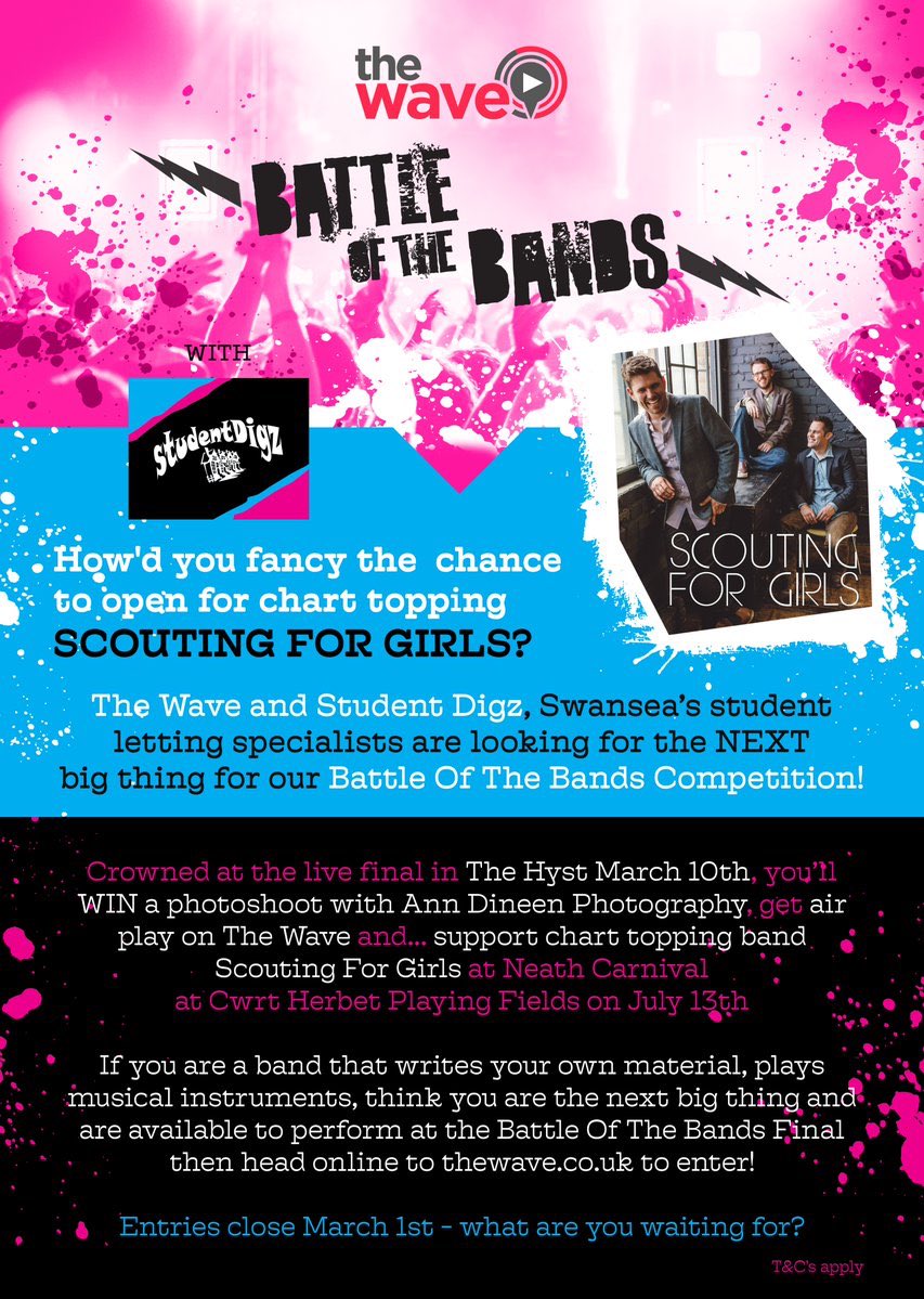 <a href="/SwanseaMusicHub/">Swansea Music Hub</a> are you coming to see the finalists of Battle Of The Bands <a href="/TheHystSwansea/">The Hyst</a> tonight ?