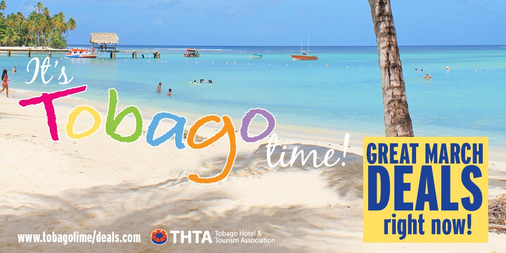Tobagohotel's tweet photo. Save BIG with our March special deals!
Book and stay between March 24 and April 9 inclusive. Multiple deals and locations!! BOOK TODAY! https://t.co/105K7VBlwu https://t.co/Hp1YfU4MEf