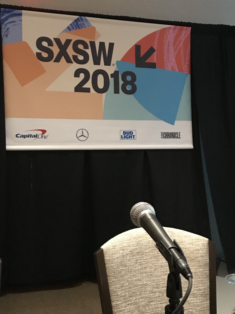 rachel_arthur's tweet photo. About to hit the stage for our #biofabric session at #SXSW with @dwidmaier @boltthreads @Biocouture @ModernMeadow @hm https://t.co/BqzKa2q6S4