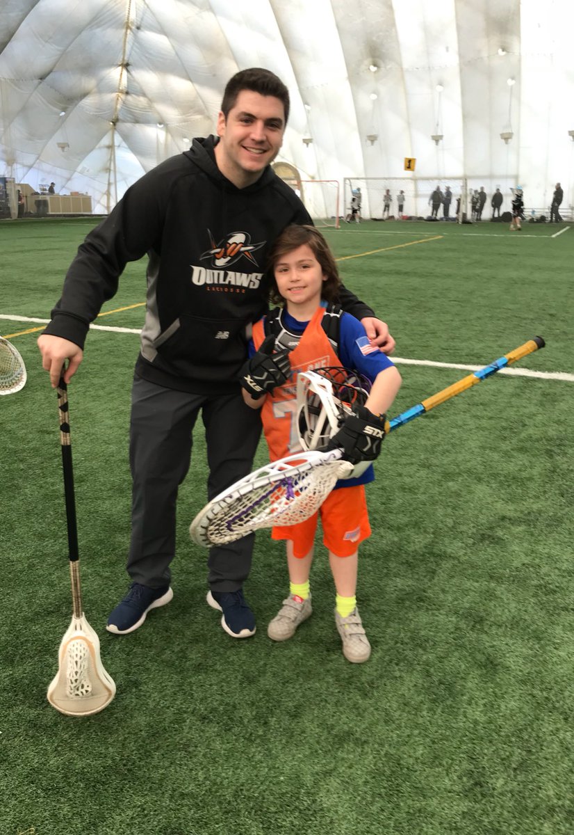Riley loving his clinics with <a href="/DenverOutlaws/">Denver Outlaws</a> and Team USA goalie Jack Kelly... thanks to <a href="/91Tristate/">Team 91 Tristate</a>