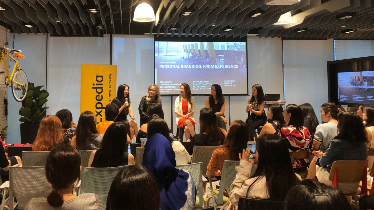 CeliaXYZHENG's tweet photo. Celebrating #IWD18 with @ywlcsg and get cool inspirations on personal branding. https://t.co/R8SUwvpvwg