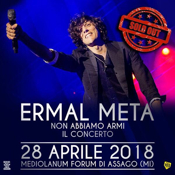 MetaErmal's tweet photo. #forum #soldout #GRAZIE 💛💛💛💛💛💛💛💛💛💛💛💛💛 https://t.co/YqMhpFdLml