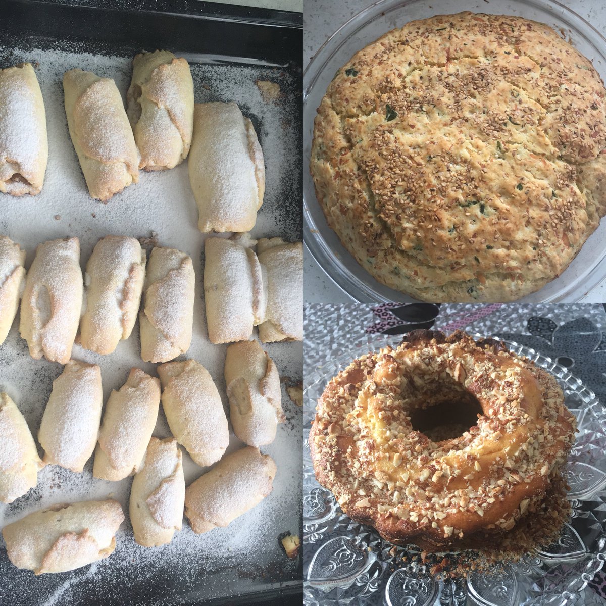 GulsumKutuk's tweet photo. #elmalıPASTACIKLAR #hellimli #KEK Annem evde olunca #cumartesi #gününüz #böyle geçer. #aklınız varsa gidin çalışın. https://t.co/2qIupCSgGo
