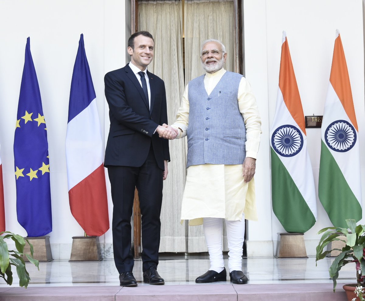 daijiworldnews's tweet image. India, France sign 14 pacts after Modi-Macron talks

Read here ► goo.gl/WvC82b

#ModiMacron #IndiaFrance #Trending #Topics #NEWS