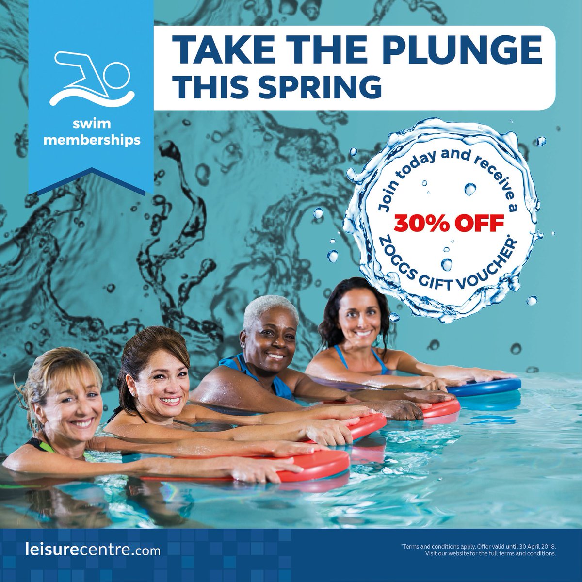 Did you know you can get 30% off Zogg's products when joining a Swimming Membership!  

Join up for your swimming membership to take advantage of this fantastic offer! 🏊🏊🏊

#TakeThePlunge

T&amp;C's Apply. goo.gl/8MYz8p