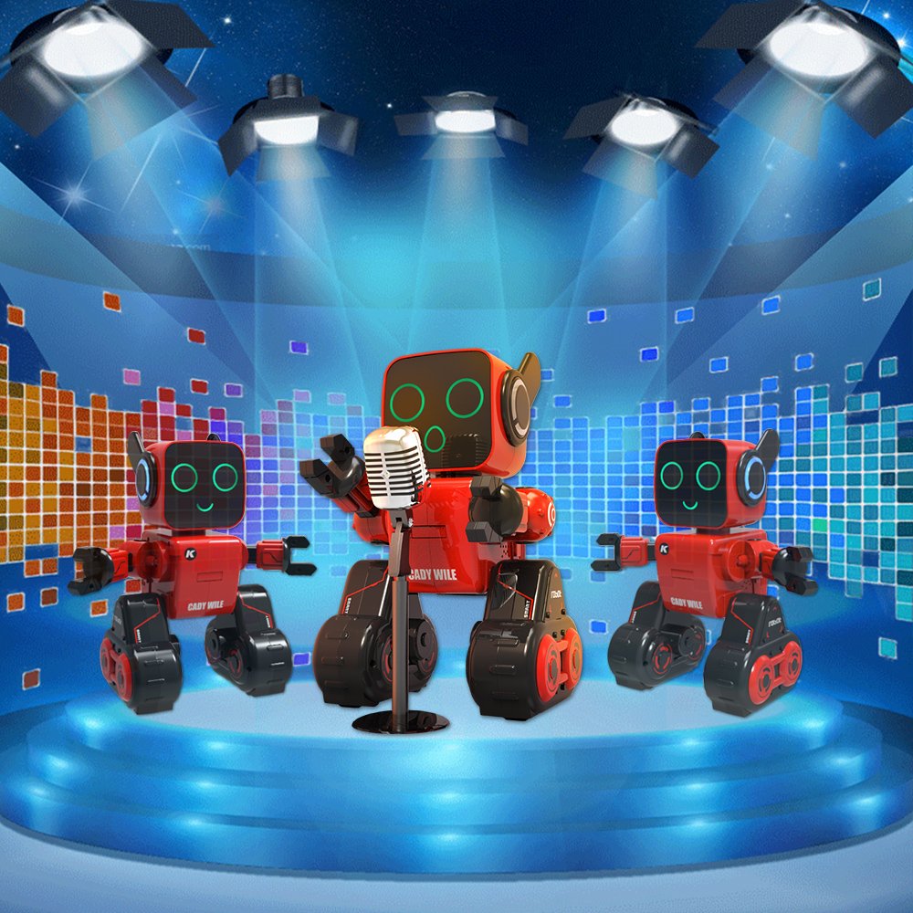 JJRCTECH's tweet photo. Our #robot #CADYWILE is as #kawayi as an #anime character. It must be the kid magnet. #JJRC #TechnologyForFun https://t.co/QFU44A5A74