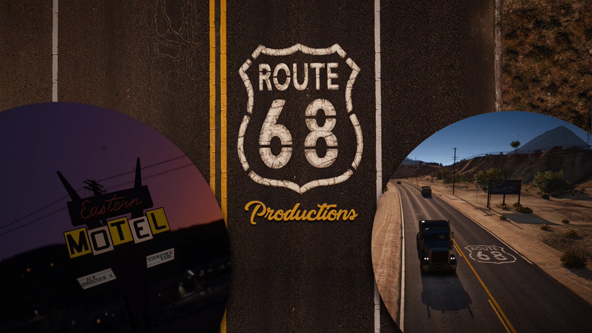 R68_Productions's tweet photo. After the downfall of London Roleplay Community, LRBC will be re-branding as Route 68 Productions. All my previous cinematics will be re-uploaded to my new channel as well as new content over the coming weeks! https://t.co/rawlJYyDSl https://t.co/3R9wplJRtM