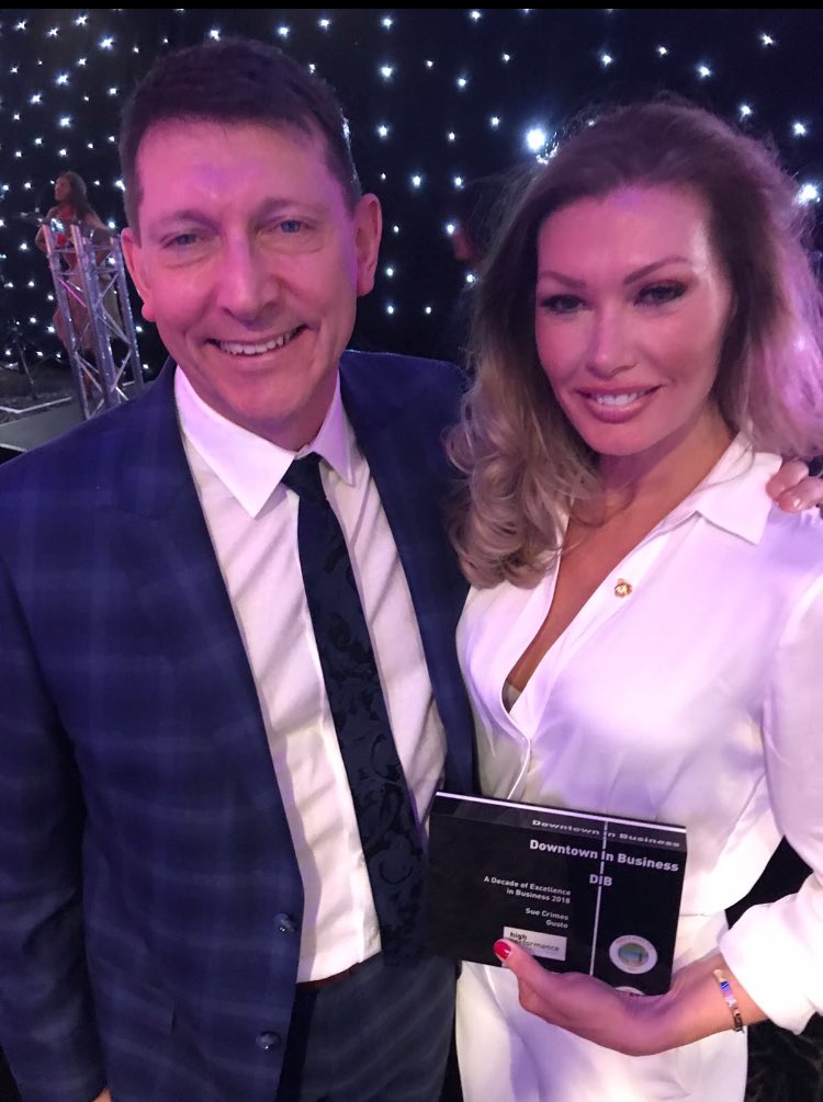 taff_Helen's tweet photo. A massive well done to all the #WIBA18 nominees and winners... amazing inspirational women.... and super extra so proud of my beautiful friend Sue @gusto_uk ❤️❤️🙌🏻🙌🏻 https://t.co/UeUlXQkPNg