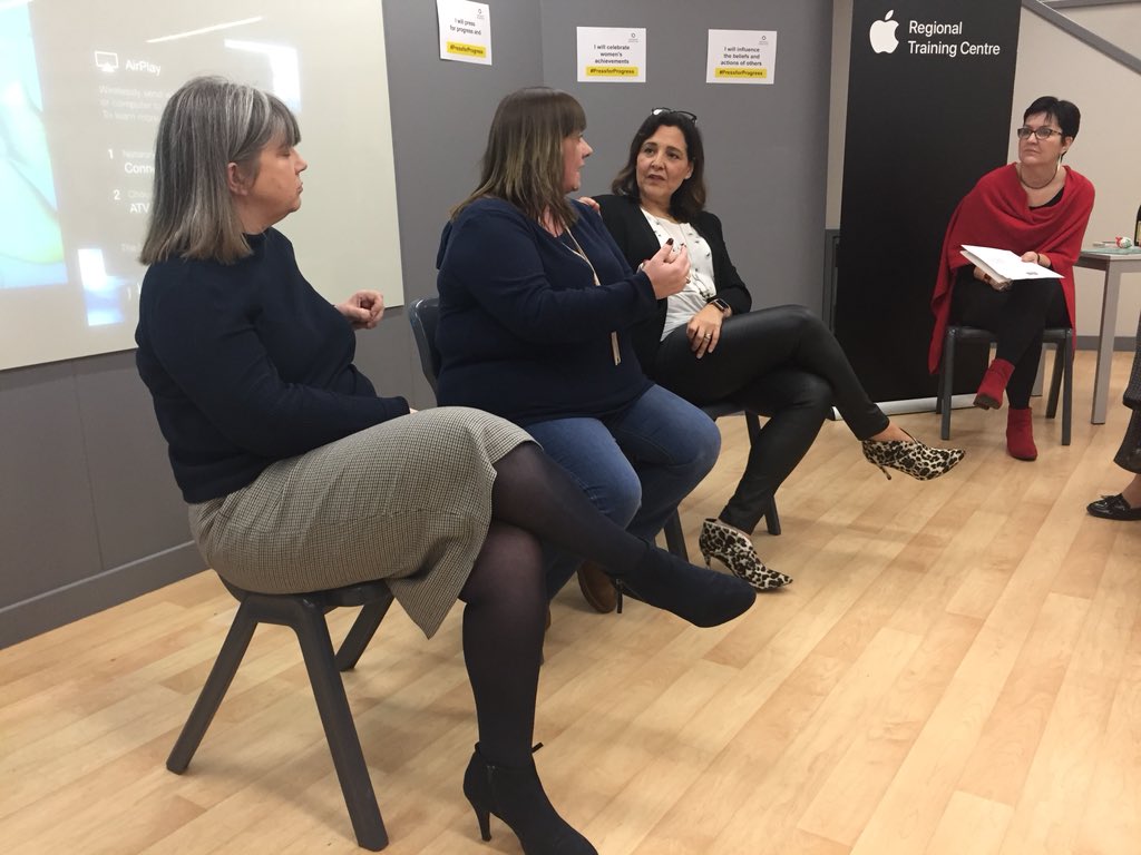 Q&amp;A about how to set the culture, how to lead whilst you have families and support other women whilst they do? #WomenEd #IWD2018 #PressForProgress